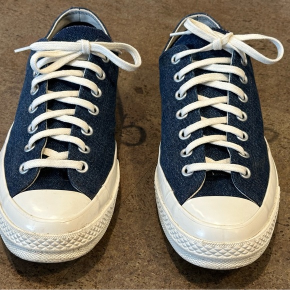Converse Chuck Taylor Oxford. Custom blue denim. Men’s 10 EUR 44.  Gently used. - Picture 7 of 10